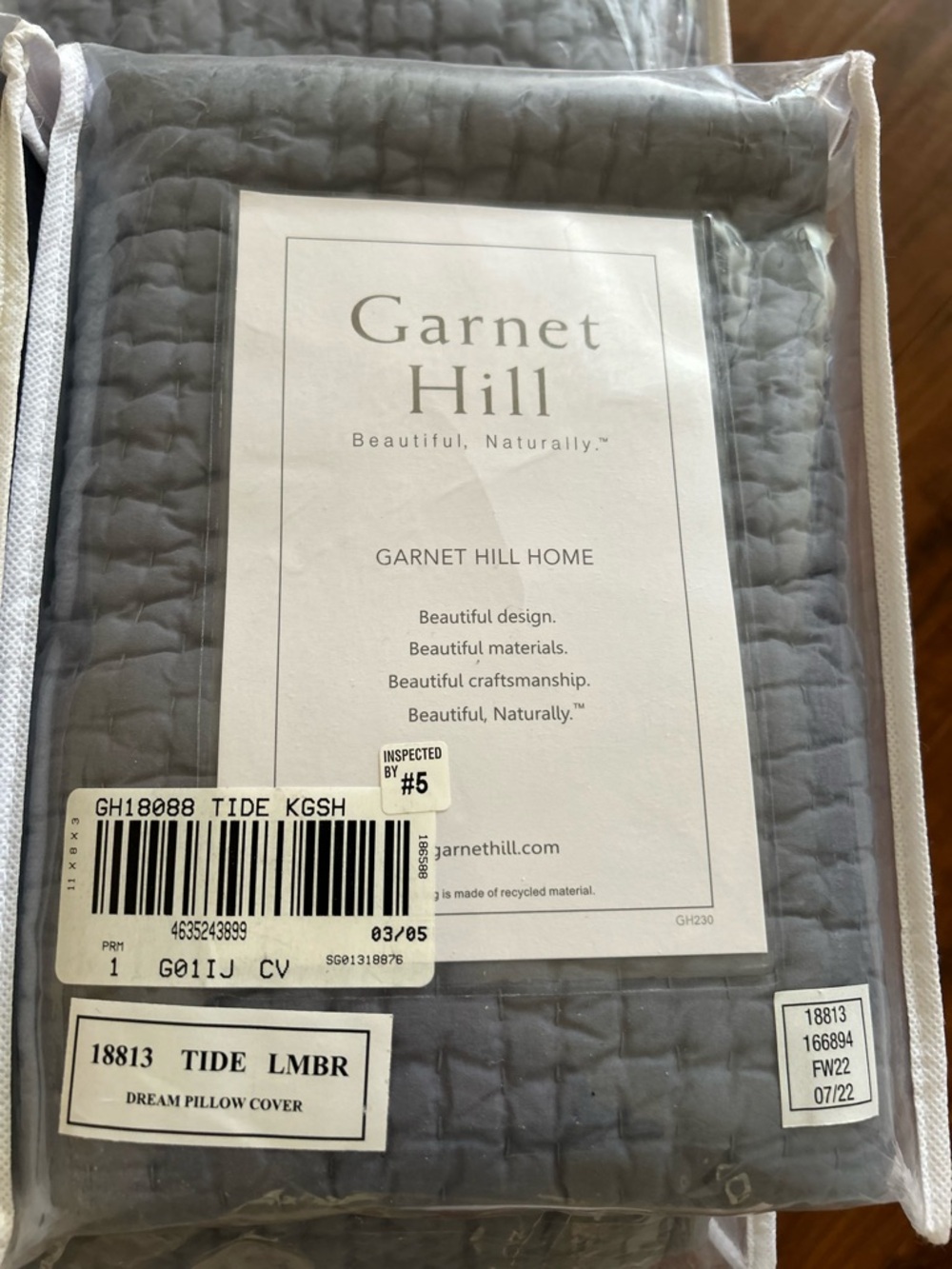Garnet Hill Lumbar Sham